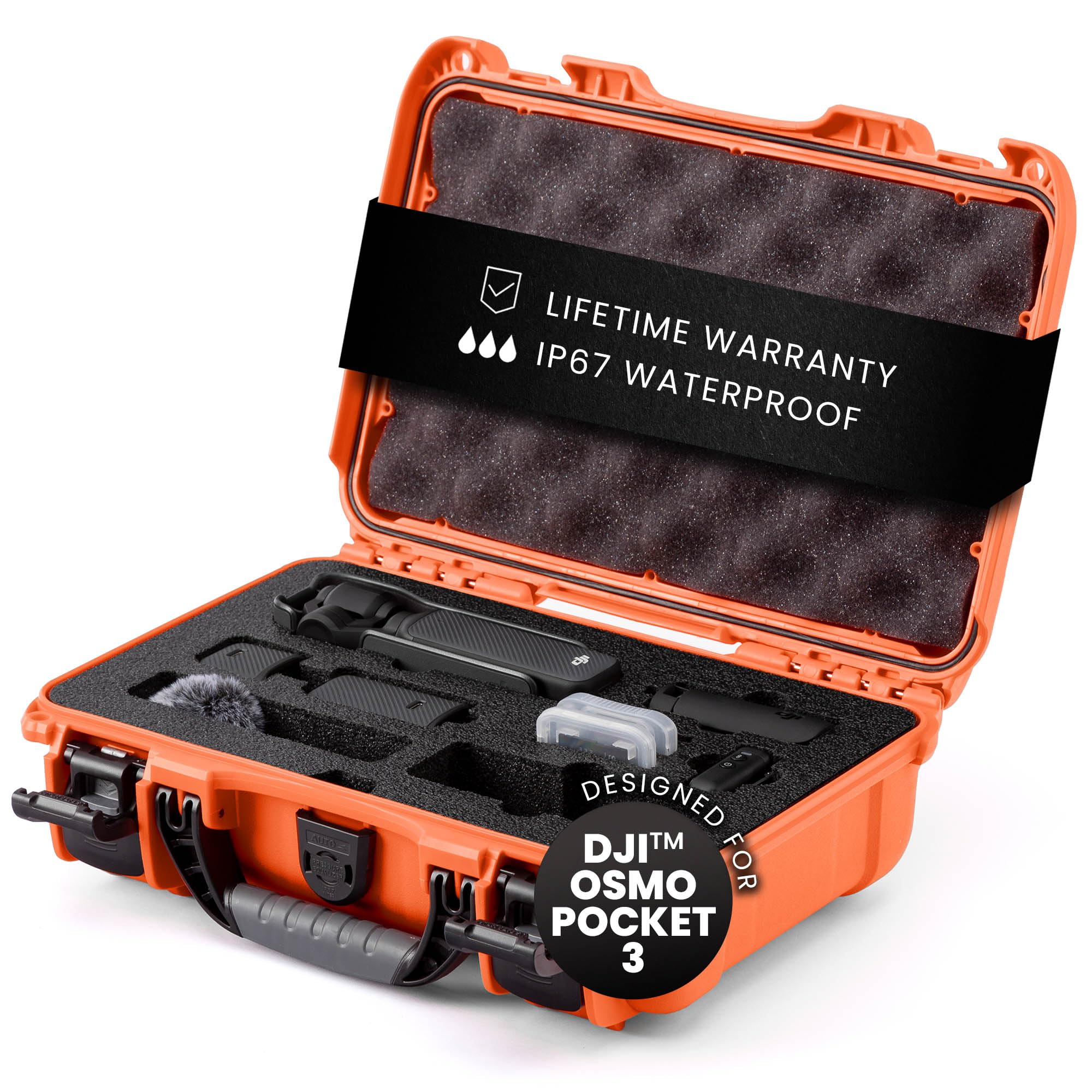 Nanuk Case 909 w/Foam (C1915) for DJI Osmo Pocket 3 - Orange